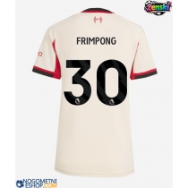 Ženski Nogometni dresi Liverpool Jeremie Frimpong #30 Gostujoči 2025-26 Kratek Rokav